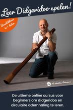 Onlinelessen Didgeridoo spelen &amp; Circulaire Ademhaling, Nieuw, Verzenden