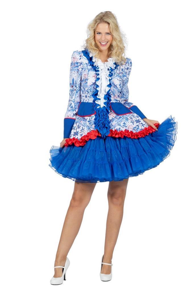 Jas Holland Luxe Dames Delfs Blauw, Kleding | Dames, Carnavalskleding en Feestkleding, Nieuw, Ophalen of Verzenden