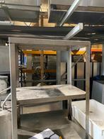 kleine RVS Tafel - 35x55x75,5 lxbxh, Ophalen of Verzenden, Gebruikt