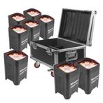 BeamZ BBP96 Uplighter set van 8x BBP96 in FCC9 flightcase, Verzenden, Nieuw