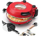 KESSER® Pizzaoven tot 400° - Pizzamaker - 1200W - Vuurvaste, Verzenden, Nieuw