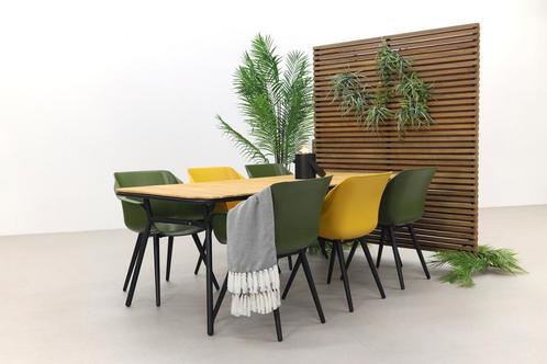 Hartman Sophie Studio Green&Yellow/Bella 220x95 cm. -, Tuin en Terras, Tuinsets en Loungesets, Tuinset, Nieuw, Hout, Verzenden