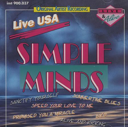 cd - Simple Minds - Live USA, Cd's en Dvd's, Cd's | Rock, Zo goed als nieuw, Verzenden