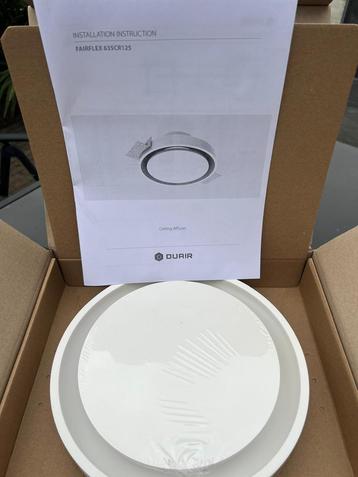 Strak instucventiel Ø125mm – trimless – toevoer &amp; afvoer beschikbaar voor biedingen