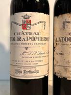 1976 Chateau Latour a Pomerol - Pomerol - 2 Flessen (0.73L), Verzamelen, Nieuw
