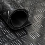 Rubber loper / rubbermat op rol Traanplaat 3mm - Breedte, Nieuw, Verzenden