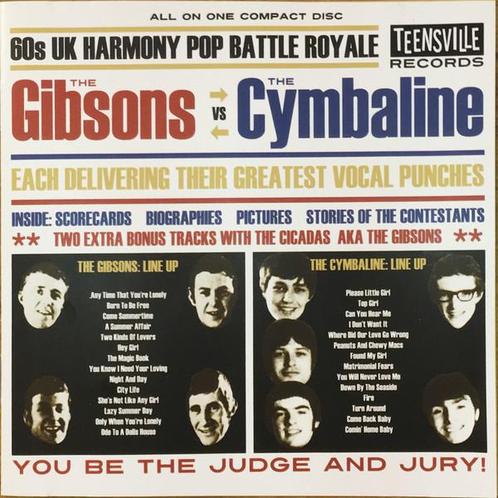 cd - The Gibsons - s. The Cymbaline â 60s UK Harmony Po., Cd's en Dvd's, Cd's | Overige Cd's, Zo goed als nieuw, Verzenden