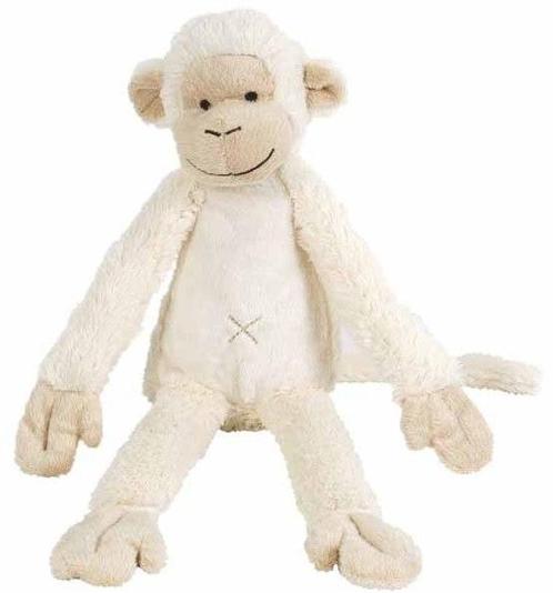 Happy Horse Monkey Mickey Wit 32 cm No. 1 Knuffel 130140, Kinderen en Baby's, Speelgoed | Knuffels en Pluche, Nieuw, Verzenden