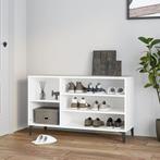 vidaXL Schoenenkast 102x36x60 cm bewerkt hout wit, Huis en Inrichting, Kasten | Schoenenrekken, Verzenden, Nieuw