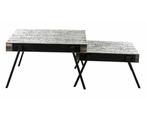 Salontafel set van 2 SQUARE | MySons, Huis en Inrichting, Tafels | Salontafels, Ophalen of Verzenden, Nieuw