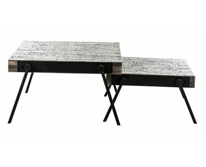 Salontafel set van 2 SQUARE | MySons, Huis en Inrichting, Tafels | Salontafels, Nieuw, Ophalen of Verzenden