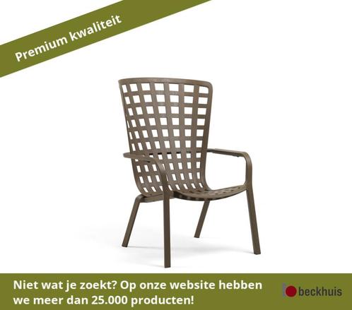 2 stuks Nardi Folio Stoel kunststof - Bianco, Tuin en Terras, Tuinstoelen, Nieuw, Overige materialen, Ophalen of Verzenden