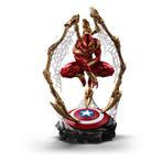 Marvel Art Scale Deluxe Statue 1/10 Spider-man Iron Armor..., Ophalen of Verzenden, Nieuw