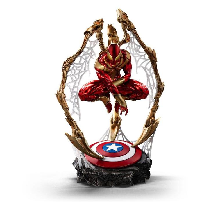Marvel Art Scale Deluxe Statue 1/10 Spider-man Iron Armor..., Verzamelen, Film en Tv, Nieuw, Ophalen of Verzenden
