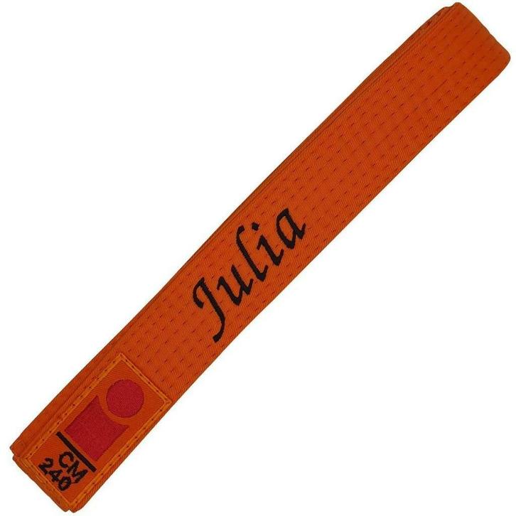 Essimo band Geborduurd Oranje, Sport en Fitness, Vechtsporten en Zelfverdediging, Nieuw, Ophalen of Verzenden