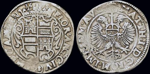 Netherlands Overijssel Matthias I Ar 28 stuiver 1618 zilver, Postzegels en Munten, Munten | Europa | Niet-Euromunten, Verzenden