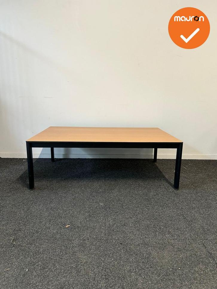 Ahrend salontafel - 120x80x40 - Zwart onderstel - beuken bla, Zakelijke goederen, Kantoor en Winkelinrichting | Kantoormeubilair en Inrichting