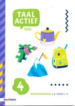 Taal Actief versie 5 Antwoordenboek A Taal groep 4, Boeken, Verzenden, Nieuw