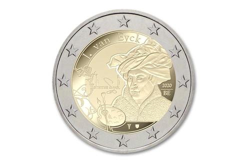 2 euro Jan van Eyck 2020 - België, Postzegels en Munten, Munten | Europa | Euromunten, Verzenden