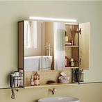 Badkamer Spiegelkast – Wandkast met Licht en Opbergruimte, Huis en Inrichting, Kasten | Overige, Verzenden, Nieuw