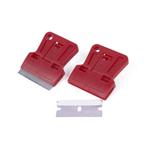 Benson Verfschrapers - 40 mm - Rood - 2-delig - Verwissel..., Doe-het-zelf en Verbouw, Ophalen of Verzenden, Nieuw