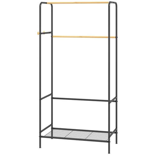 TRUUSK Kledingrek Garderoberek Met 2 Kledingstangen En Plank, Kleding | Dames, Kledingrekken, Nieuw, Verzenden