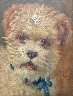 Otto Eerelman (1839-1926), Toegeschreven aan - Terriër met, Antiek en Kunst