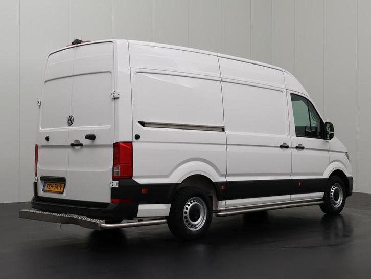 Volkswagen Crafter Bestelbus L3 H3 2022 Diesel, Auto's, Volkswagen, Dealer onderhouden, Te koop, Zwart, Handgeschakeld, Financial lease