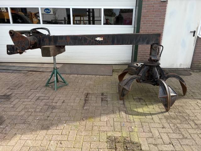 Veiling: Manitou hijs jip met poliep knijper eraan, Zakelijke goederen, Machines en Bouw | Onderdelen, Ophalen