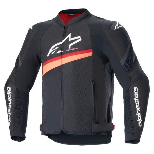Alpinestars T-GP Plus R V4 Air Jack Zwart Rood Fluo, Motoren, Kleding | Motorkleding, Heren, Nieuw met kaartje, Jas | textiel