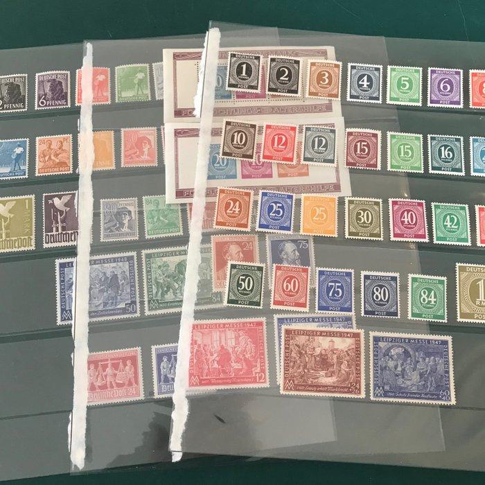 Geallieerde bezetting - Duitsland 1946/1948 - Drie, Postzegels en Munten, Postzegels | Europa | Duitsland