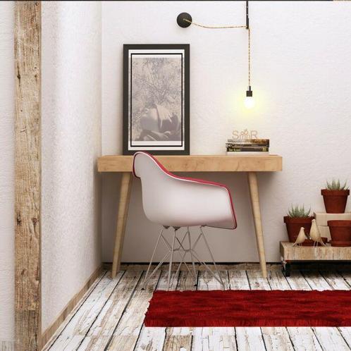 Asir 811MDD3801 Bureau Eik Wit Beschadigd! van €129 voor €53, Huis en Inrichting, Bureaus, Nieuw, Ophalen of Verzenden