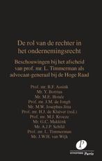 De rol van de rechter in het ondernemingsrecht 9789462512276, Verzenden, Gelezen, B.F. Assink