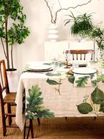 Luxe tafelkleed tafellaken in linnen of katoen, Huis en Inrichting, Keuken | Textiel, Verzenden, Nieuw