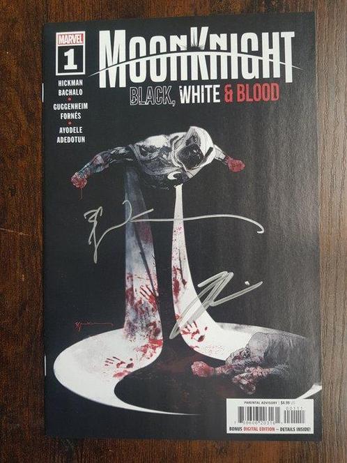 MoonKnight : Black, White and Blood #1 - Signed by Jonathan, Boeken, Strips | Comics