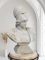 sculptuur, Busto Atena - 39 cm - materiale marmorina van, Antiek en Kunst, Antiek | Keramiek en Aardewerk