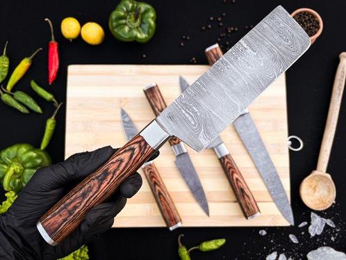 Smith - Keukenmes - Kitchen knife set - Japans multi-hout en, Antiek en Kunst, Antiek | Keukenbenodigdheden