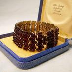 Armband Tombak, Golddoubel - 20.00ct. tw. Granaat - antiek, Sieraden, Tassen en Uiterlijk, Nieuw