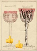 St. Louis - Champagneglas (6) - RIESLING - Kristal, Antiek en Kunst, Antiek | Glas en Kristal