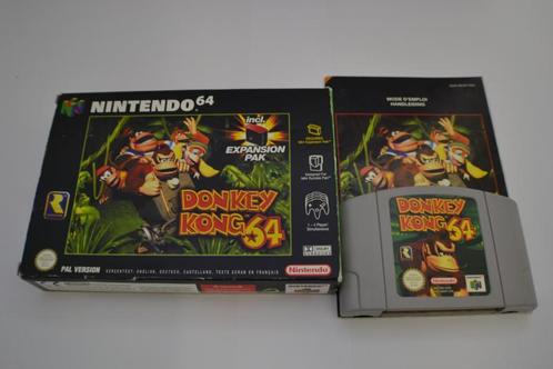 Donkey Kong 64 (N64 EUR CIB), Spelcomputers en Games, Games | Nintendo 64, Zo goed als nieuw, Verzenden