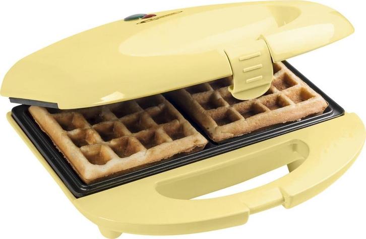 Bestron Wafelijzer voor 2 Brusselse wafels, wafelmaker met, Witgoed en Apparatuur, Wafelijzers, Zo goed als nieuw, Ophalen of Verzenden