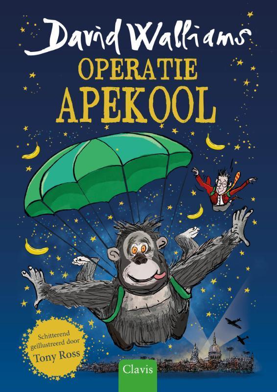 Operatie Apekool 9789044845556 David Walliams, Boeken, Kinderboeken | Jeugd | 10 tot 12 jaar, Zo goed als nieuw, Verzenden