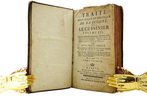 Joseph Menon - Traité historique et pratique de la cuisine, Antiek en Kunst, Antiek | Boeken en Bijbels