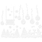 Ruhhy Kerst Raamstickers Set - Feestelijke Decoratie voor..., Ophalen of Verzenden, Nieuw