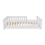 Kinderbed Naya - 80 x 160 cm - Wit, Verzenden, Nieuw