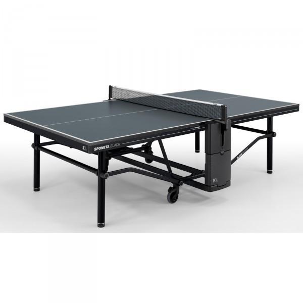 Sponeta Indoor Tafeltennistafel SDL Black Edition – Zwart., Sport en Fitness, Tafeltennis, Nieuw, Verzenden