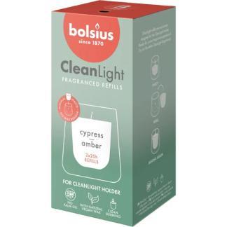 Bolsius CleanLight navulling | Cypress & Amber, Huis en Inrichting, Woonaccessoires | Kandelaars en Kaarsen, Nieuw, Verzenden