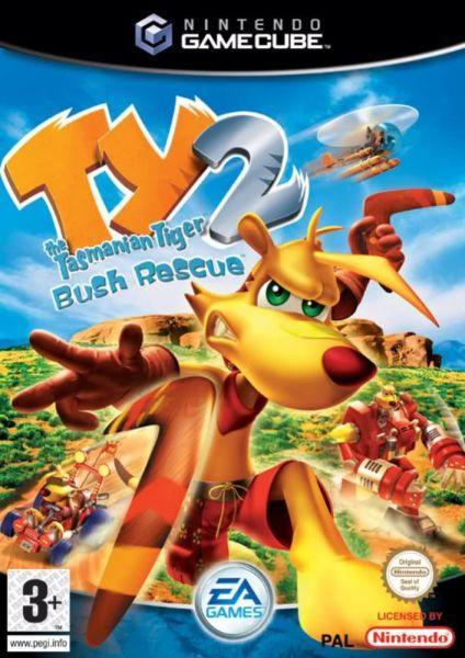 Ty the Tasmanian Tiger 2 Bush Rescue-Standaard (GameCube), Spelcomputers en Games, Games | Nintendo GameCube, Zo goed als nieuw