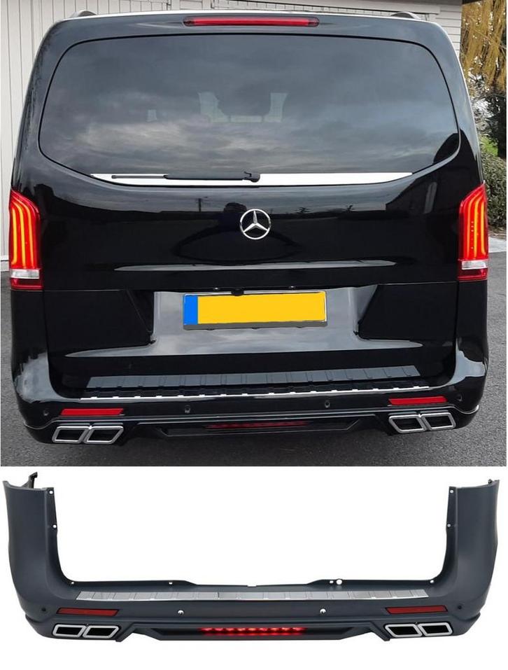 Achterbumper | Mercedes-Benz | V-klasse 2014-2021 5d bus W44, Auto-onderdelen, Carrosserie en Plaatwerk, Nieuw, Mercedes-Benz