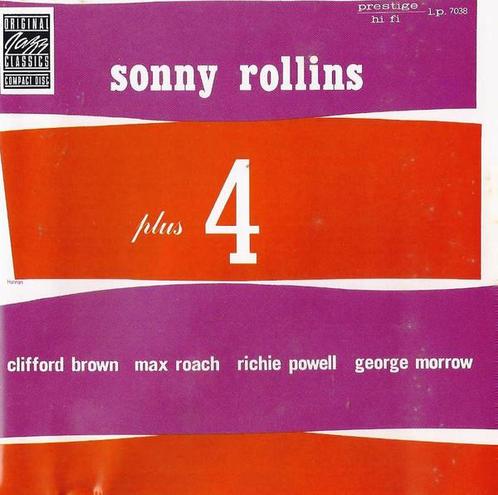 cd - Sonny Rollins - Plus 4, Cd's en Dvd's, Cd's | Overige Cd's, Zo goed als nieuw, Verzenden